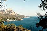 Black Sea Coast of Crimea. Laspi Rock.