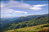 Carpathian Landscape. View from mt. Turkul.