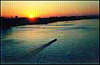 Sunrise Over the Dniper River.