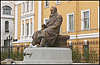 Monument to Mykhailo Grushevskyj -- the first President of Ukraine.
