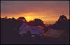 Sunset.
