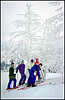 Ski Resort 'Slavsko'. Skiing at Mt. Trostian.