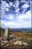 Mount Hoverla. Border Sign of Old Czechoslovakia and Poland Frontier (see the story).