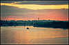 Sunset over Dnieper.