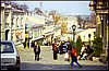 People on Andriivsky Uzviz str.