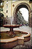Fountain on Khreshchatyk street near 'Passazh'.