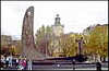 Taras Shevchenko Monument On Prospekt Svobody (Liberty Avenue) in the center of Lviv.