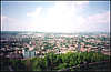Lviv Panorama from the top of Zamkova Hill.
